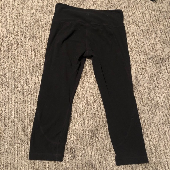 Black Athleta Crop Leggings - Picture 4 of 4